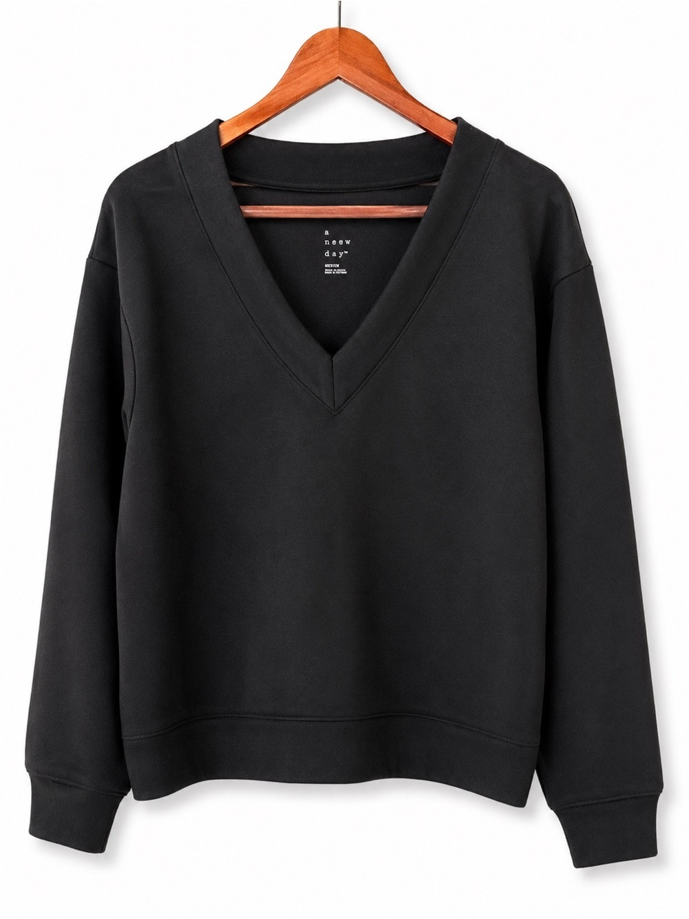 A New Day Oversized V-Neck Top